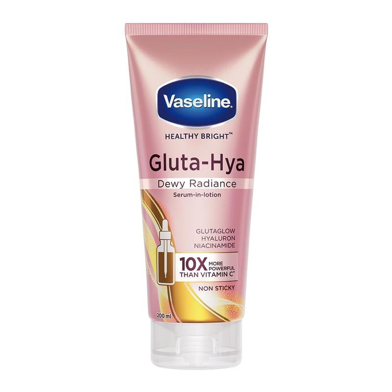 Vaseline Gluta-Hya Dewy Radiance, 200ml, Serum-In-Lotion, Boosted With GlutaGlow