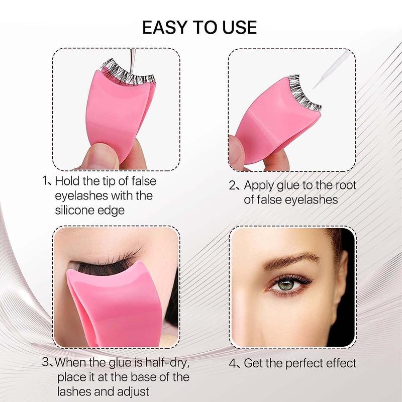 False Eyelashes Applicator Tool For Wear Eyelashes, False Eyelash Auxiliary Clip, Christmas Eye Makeup Tools For Daily Use