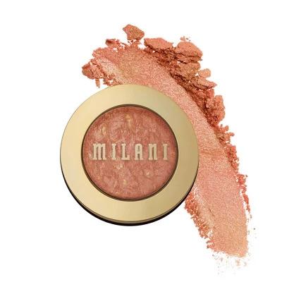 Milani Baked Blush - 0.12 oz Makeup Powder Shimmer Cosmetic Brush