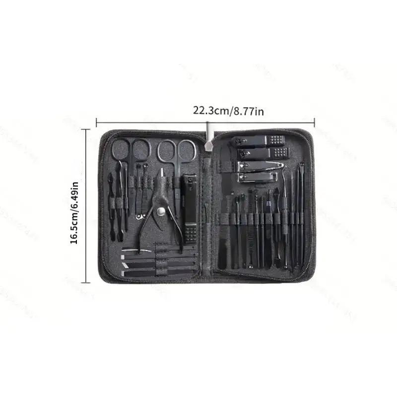 Professional Manicure Set with Storage Case, 32pcs Summer Portable Multi-functional Nail Grooming Set Pedicure Care Tools, Nail Cutter Kit Wallet, Nail Kits, Fall Gift, Nail Transitions, Christmas Gift