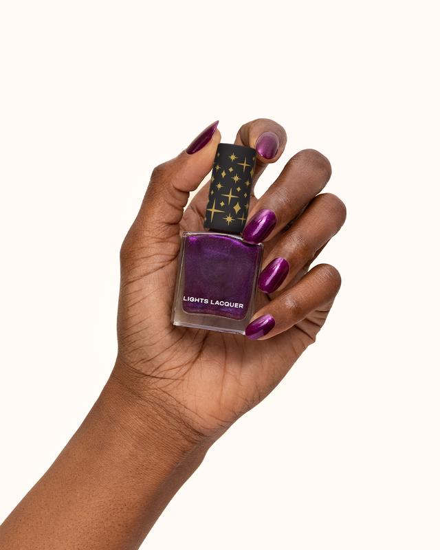 Sagittarius - Bright Plum Shimmer Nail Polish