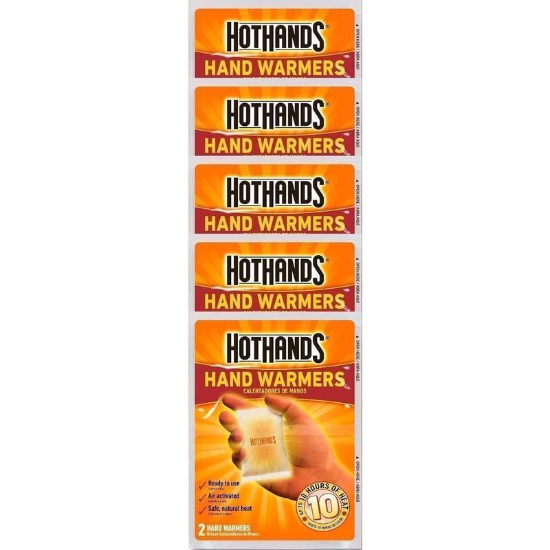 Hothands Hand Warmers, 10 Count (5 Pack with 2 Warmers per Pack) HotHands