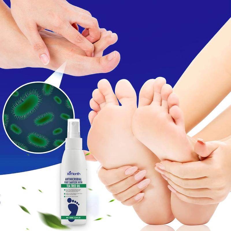 Foot Spray with Natural Tea Tree Oil Foot Care Foot Support Foot Moisturizer Deodorant Dryness