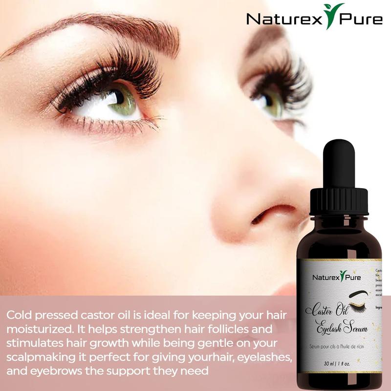 Castor Oil for Eyelashes and Eyebrows - All Natural Nourishing Serum, 30ml Cosmetic