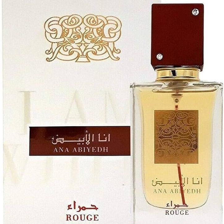 Ana Abiyedh Rouge Perfume by Lattafa 60ml Eau de Parfum EDP Unisex