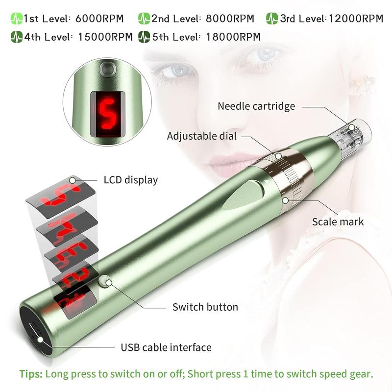 Beaspire Auto Pen - Multi-function Beauty Pen Professional Beauty Pen - Beautlinks Multi-function Wireless Auto Pen (Green)