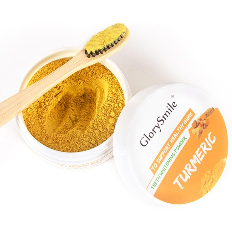 Glory Smile Turmeric Tooth Powder Curcumin Tooth Stain-Removing Tooth Scaling Powder White Tooth Washing Powder 30g