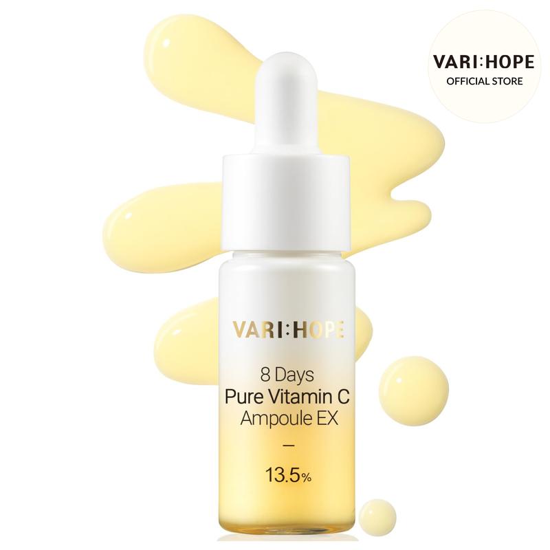 Varihope - 8 Days Vitamin C Serum, Water-Based, Non-Greasy Skincare Ampoule