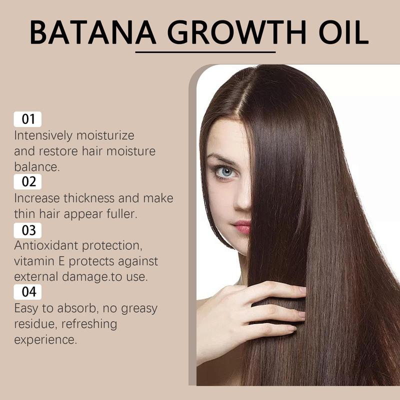 Batana Hair Oil, 1 Box Hair Strengthening Oil, Scalp Moisturizing Oil, Natural Hair Care Oil for Men and Women