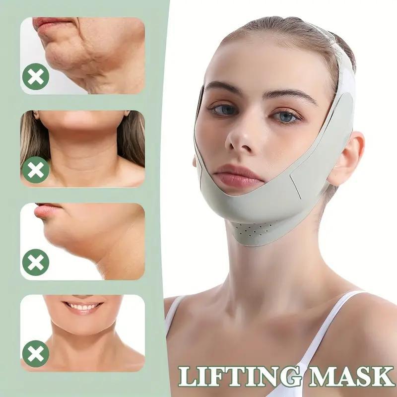 Face Shaping Bandage, 1 Count V Line Face Shaper, Skin Care Beauty Tool, Face Lifting Sleeping Mask, Skin Care Products