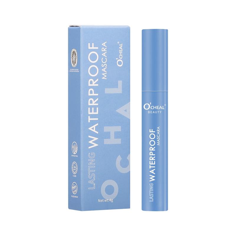 Waterproof Long Lasting Mascara, 1 Box Lengthening Curling Mascara Stick, Professional Eye Enhancement Makeup Products for Women & Girls