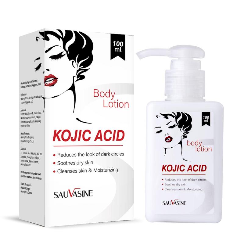 Kojic Acid Body Lotion, Moisturizing Body Cream, Makes Skin Looks Visibly Revitalized for Women & Men, Skin Care Product