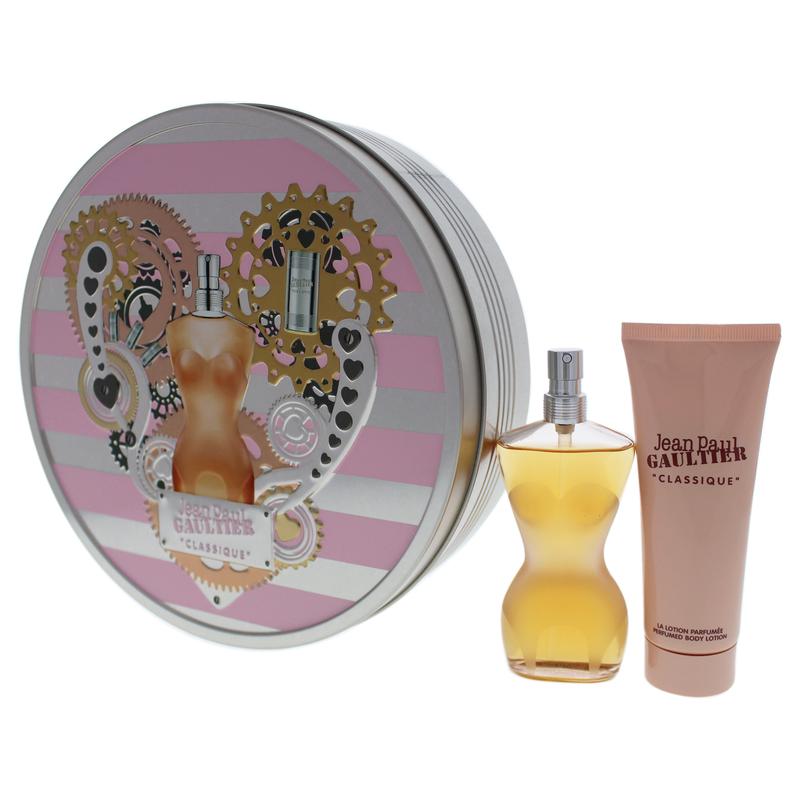 Classique by Jean Paul Gaultier for Women - 2 Pc Gift Set 1.7oz EDT Spray, 2.5oz Perfumed Body Lotion