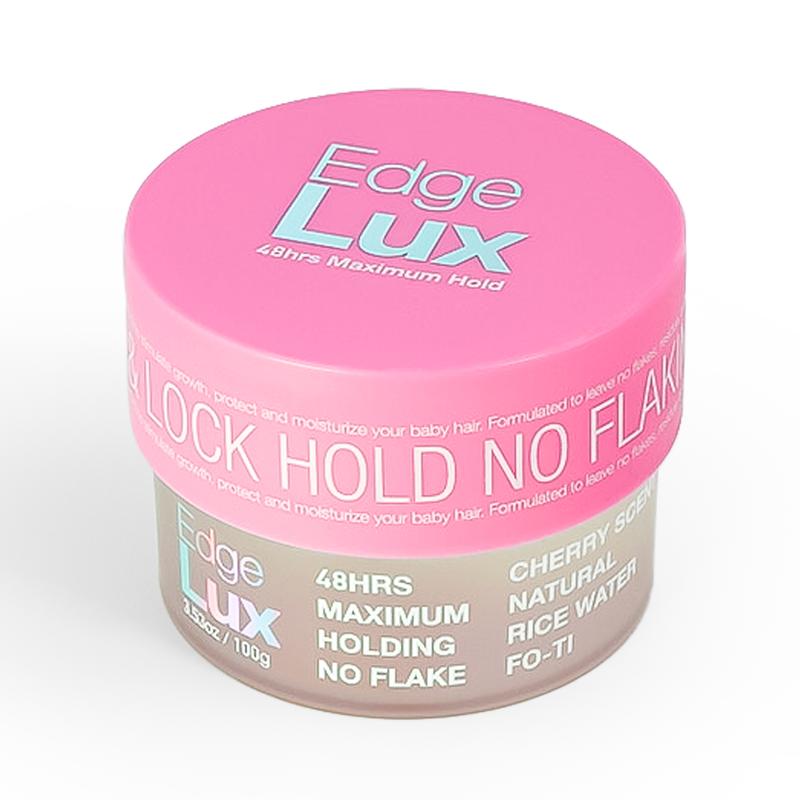 Lux Collection Edge Lux Edge Control Wax 48 Hour Maximum Hold No Flaking Natural Ingredients Scented Conditioning Styling Hair Gel Edge Tamer