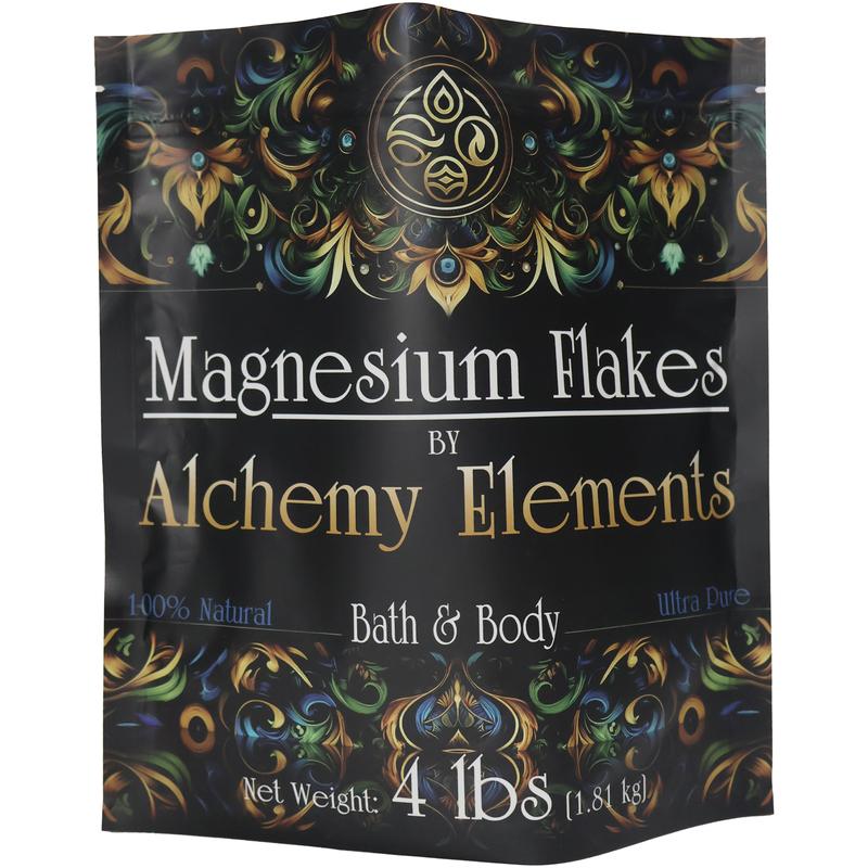 4lbs Pure Magnesium Flakes by Alchemy Elements Pure Bath & Body Relax care-=%2= skin=%2=-=%2=-=%2= skin