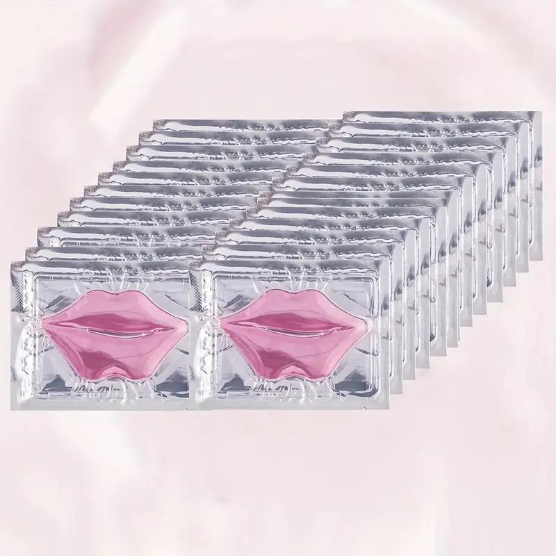 Collagen Crystal Lip Mask, 20pcs set Moisturizing & Hydrating Lip Care Mask, Lip Care Product for Women, Perfect Gift Set for Mother's Day