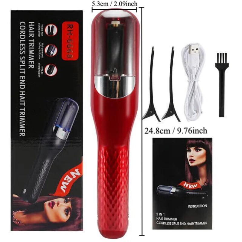 Rechargeable 2 in 1 Split End Hair Trimmer, Comfort Multifunctional Summer Split-ender Hair Cutter, Broken Hair Clipper, Splits Hair Trimmer, Hair Splits Trimmer, Body Hair Trimmer, Stocking Fillers Gift