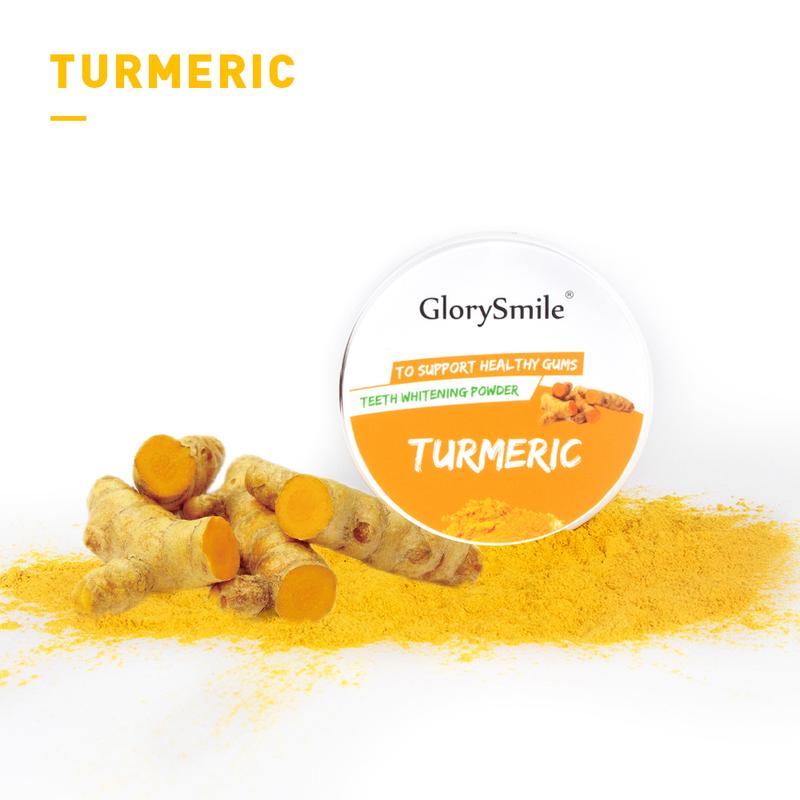 Glory Smile Turmeric Tooth Powder Curcumin Tooth Stain-Removing Tooth Scaling Powder White Tooth Washing Powder 30g