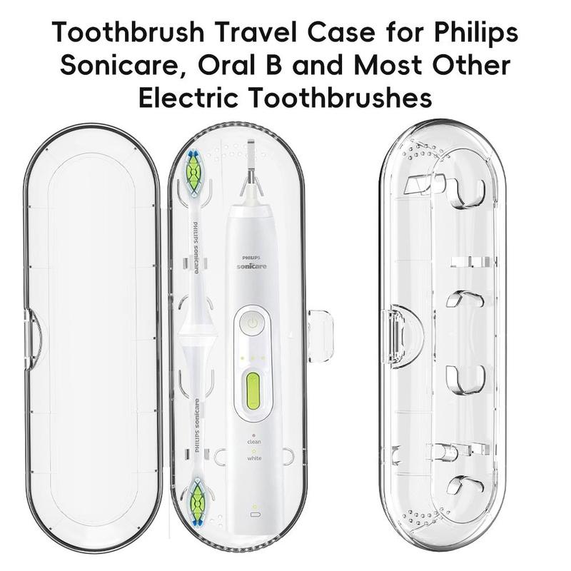 Electric Toothbrush Travel Case, Portable Travel Protective Clean Box, Toothbrush Holder for Most Electric Toothbrushes, Travel Accessories