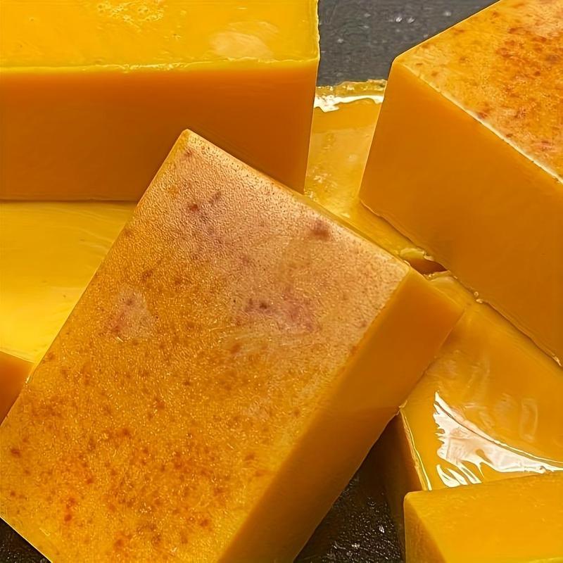 3 in 1 Turmeric Soap, 4 Counts set Deep Cleansing & Gentle Exfoliating Skin Soap, Brightening & Moisturizing Soap for Body & Face