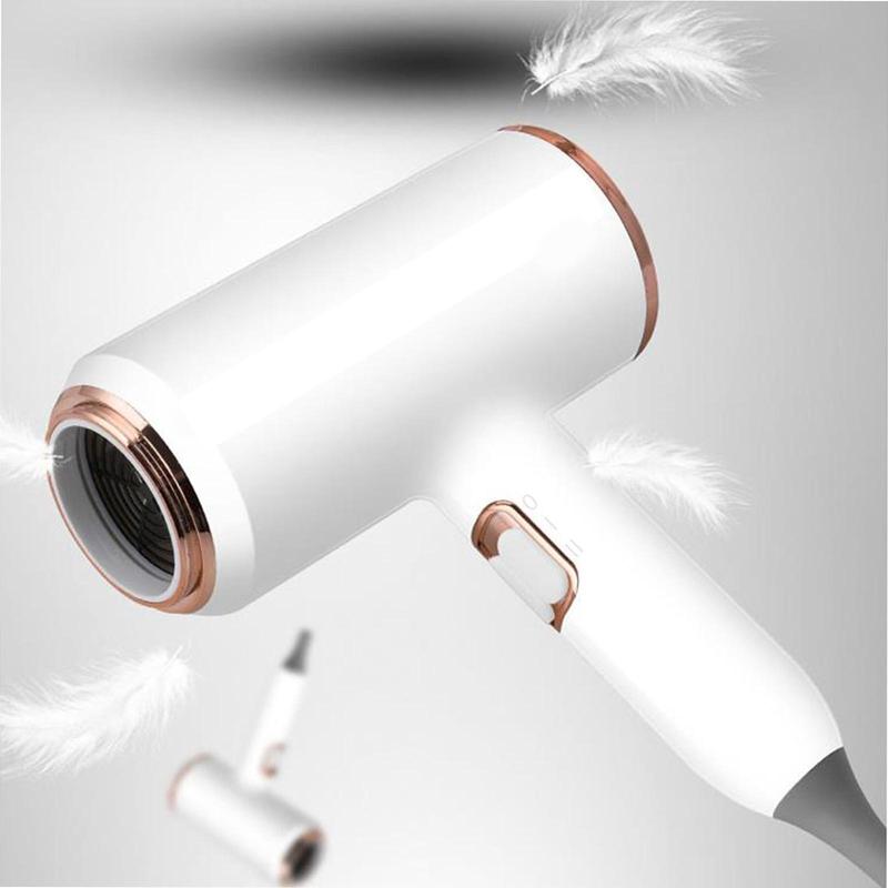 Negative Ion Hair Dryer, Constant Temperature Hair Care Hair Blow Dryer, Fast Drying Hair Dryer with Nozzle, Professional Hair Dryer for Home & Salon Use