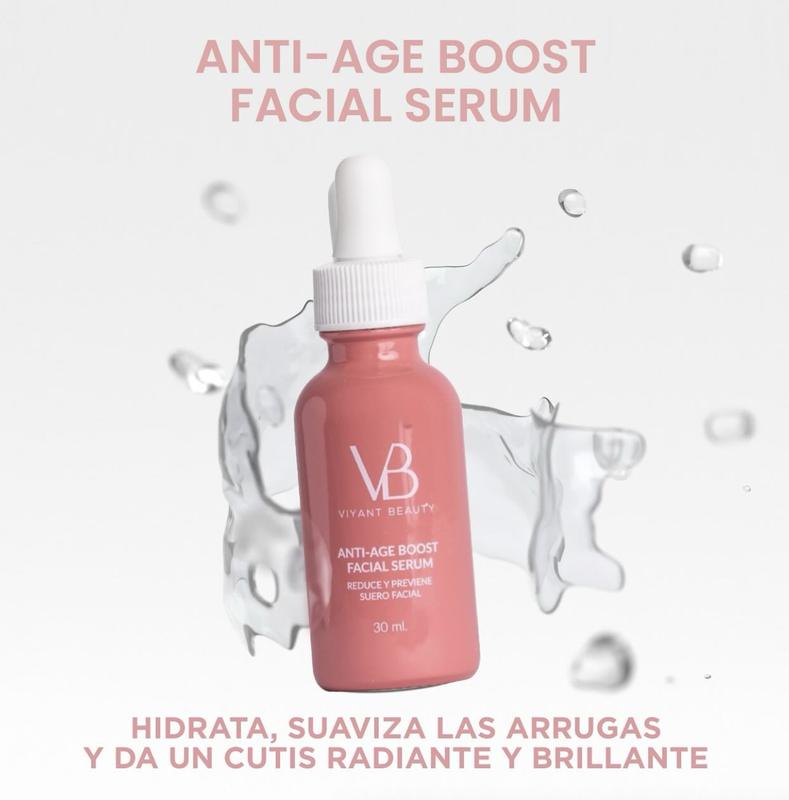 ANTI-AGE BOOST FACIAL SERUM Skincare Hyaluronic Skin Repair