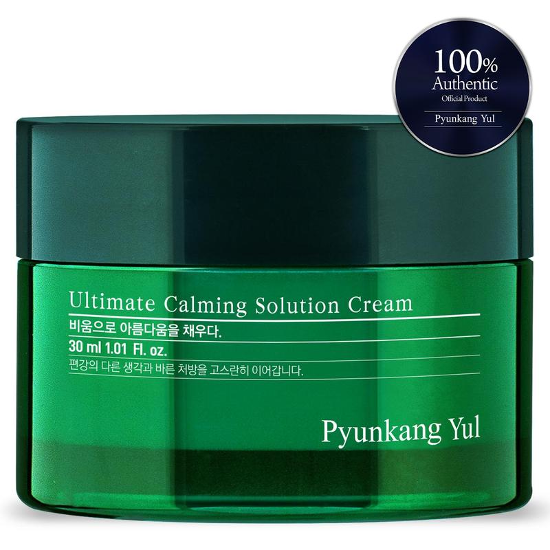 Pyunkang Yul Ultimate Calming Solution Cream - Korean Moisturizer Face Cream - Hypoallergenic Face Moisturizer for Women & Men (1.01 fl oz)