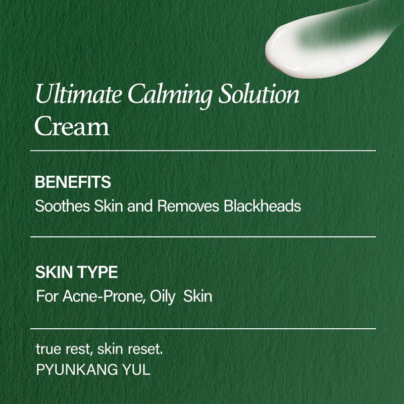 Pyunkang Yul Ultimate Calming Solution Cream - Korean Moisturizer Face Cream - Hypoallergenic Face Moisturizer for Women & Men (1.01 fl oz)