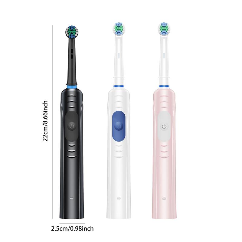 Electric Toothbrush Set, 1 Box Rechargeable Toothbrushes & 8 Counts Brush Heads, Intelligent Deep Cleaning Toothbrushes for Adults