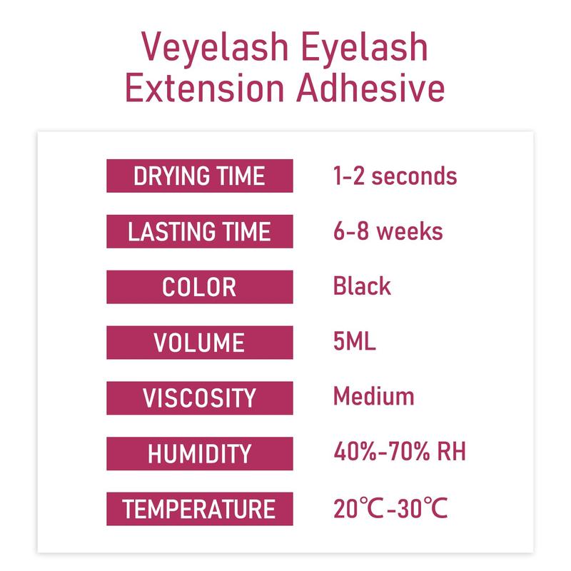 Veyelash  Volume 5ml - Eyelash Extension Glue-1-2s dry