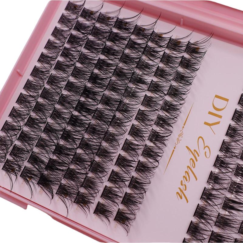 Mixed Length Individual False Eyelashes, 384pcs set Natural Look Eyelash Extensions, Self Grafting Curl Eyelashes, Eye Makeup Enhancement False Eyelashes