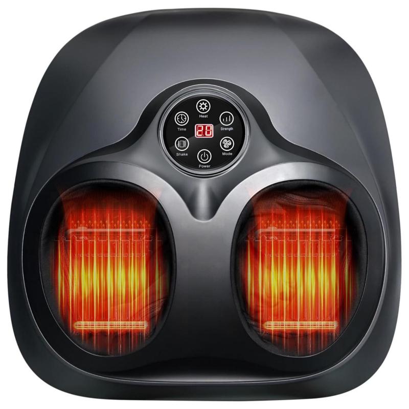 Shiatsu Foot Massager Machine with SoothingHeat, Deep Kneading Therapy, Air Compression,Relax for Home or Office Use