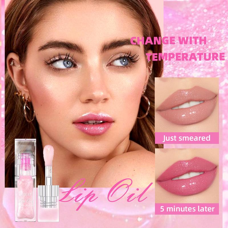 Color Changing Lip Oil by  Cosmetics Moisturizing Easy Lip Plumping Oil Doodle Lip Oil Lip Plumping Lipstick Oil & Spaloo Plumping Oil Skincare Applicator