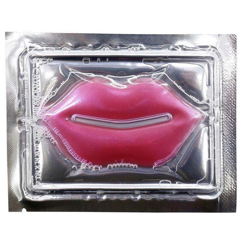 30 Pieces Collagen Crystal Lip Masks,Pink Lip Patches& Moisturizers Collagen Lip Pads Great