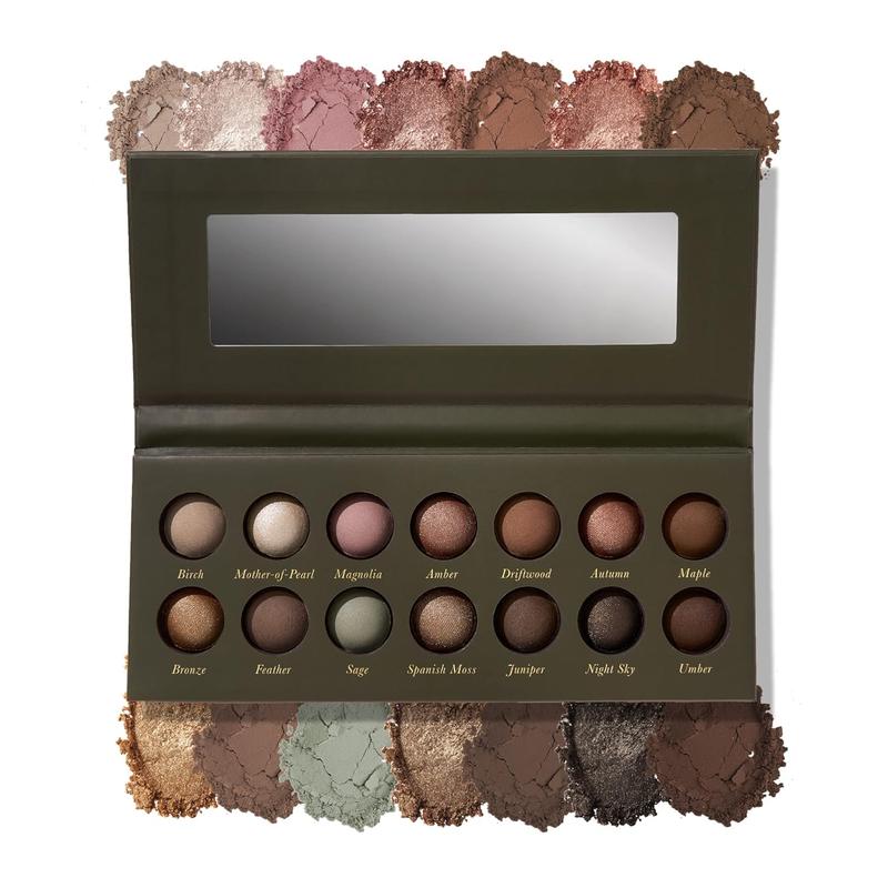 Baked Eyeshadow Palette | 14 Pigmented Eyeshadows Blendable Natural Look