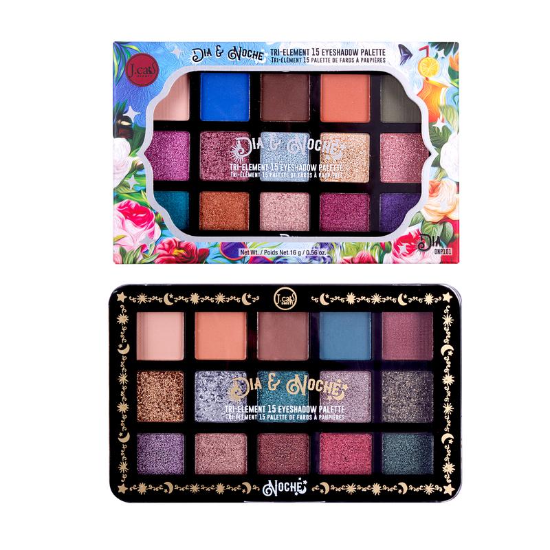 Dia & Noche Tri-Element 15 Eyeshadow Palette J.Cat Beauty