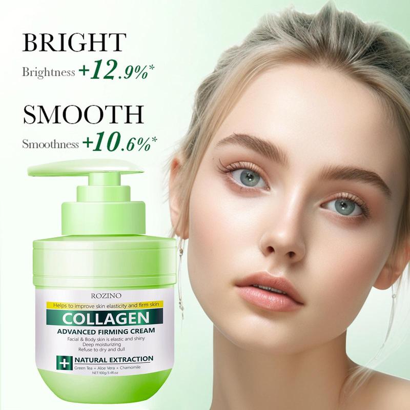 Collagen Firming Cream, Deep Hydrating Moisturizer for Face & Body, Moisturizing Skincare Product for Daily Use, Face Care Products