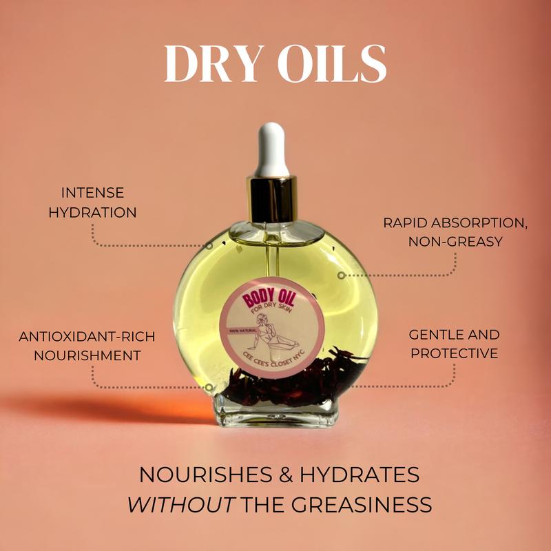 Unscented Dry Body Oil for Moisturized Skin Without Feeing Greasy