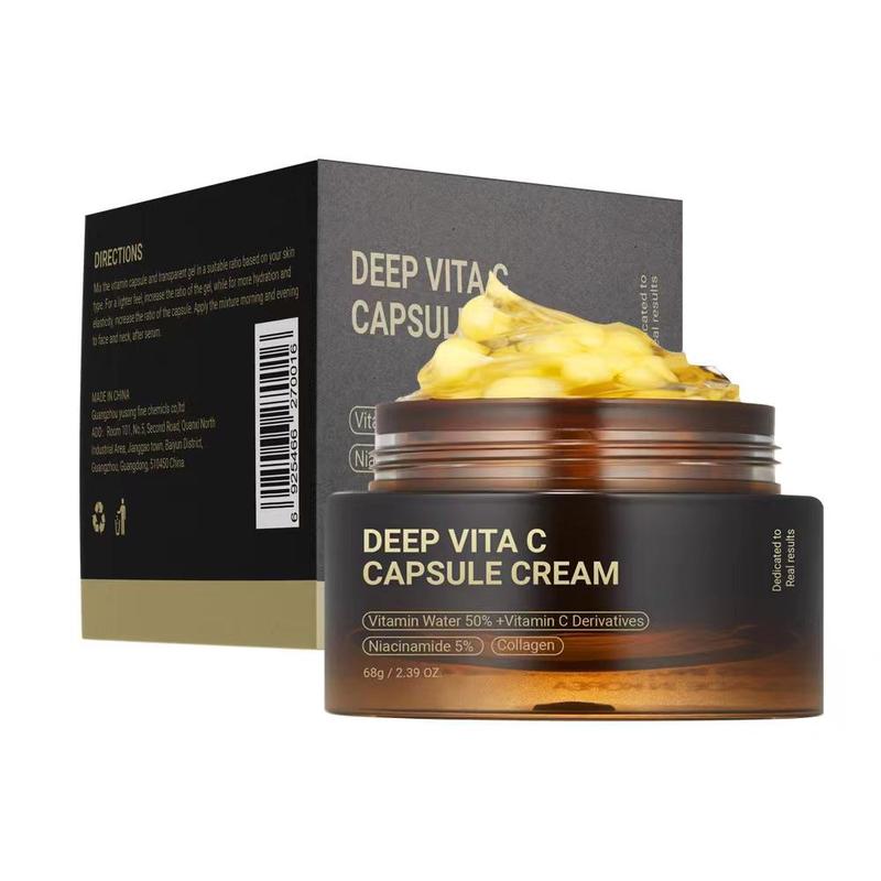 Deep Moisturizing Vitamin C Face Cream, Brightening & Firming Facial Lotion, Beauty & Personal Care Product for Women & Girls