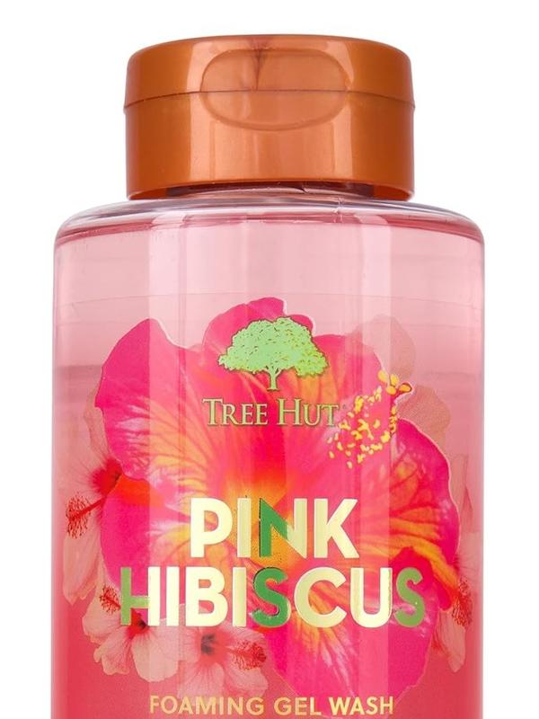 Tree Hut Pink Hibiscus Radiant & Refreshing Foaming Gel Wash, 18 oz.