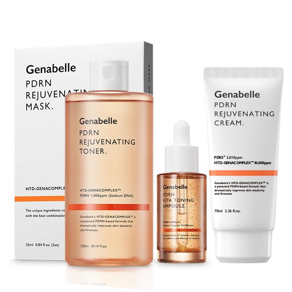 [Genabelle Official Shop] PDRN Rejuvenating Full Set Skincare Skin Repair Ampoule Hyaluronic