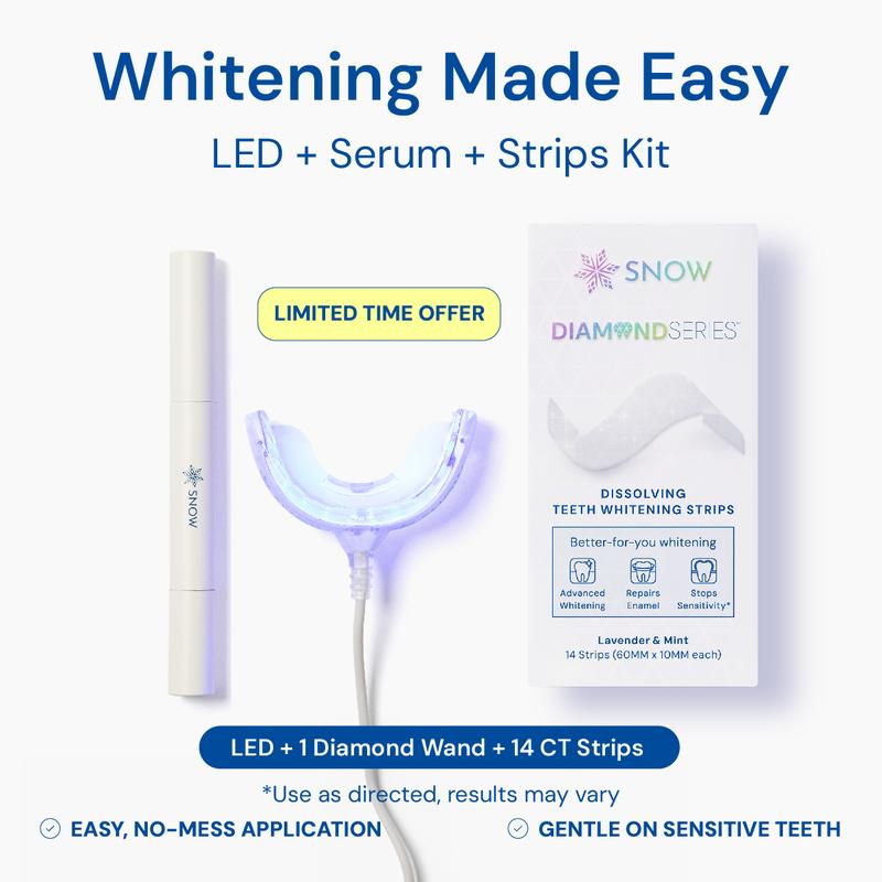 SNOW Accelerating LED Teeth Whitening Mouthpiece | Whitens Teeth | Accelerates Whitening Results | Gentle & Enamel Safe