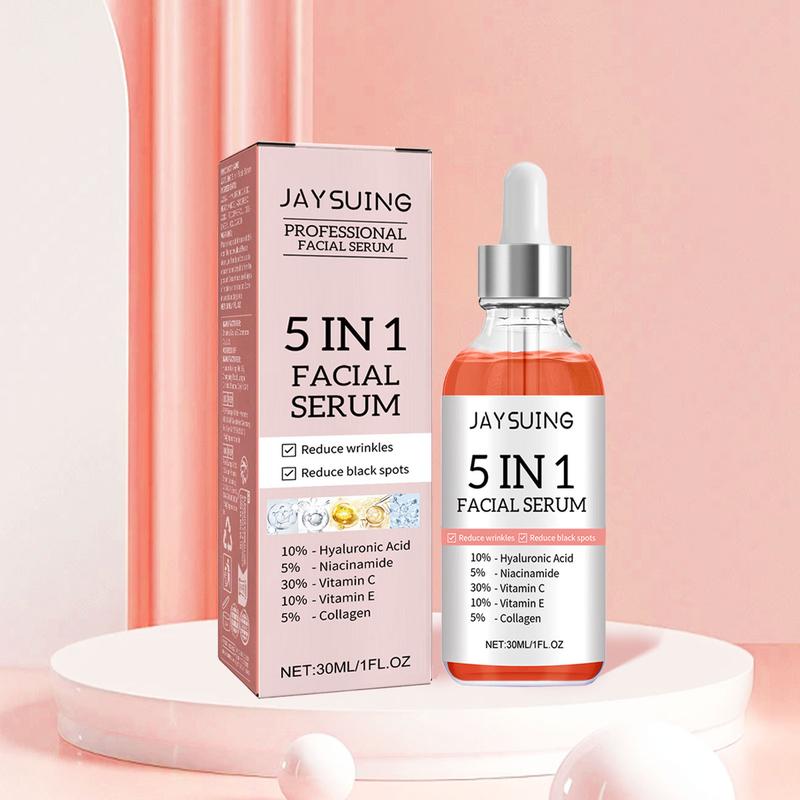 5 in 1 Comfort Face Skincare Serum,Jaysung serums & Essences 5 in l face serum, Moisturizes skin & skin serum &snalmucin essence skincare skin