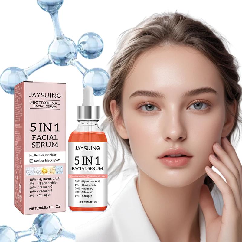 5 in 1 Comfort Face Skincare Serum,Jaysung serums & Essences 5 in l face serum, Moisturizes skin & skin serum &snalmucin essence skincare skin