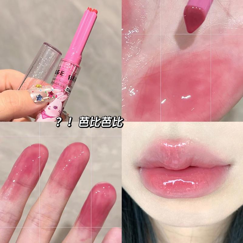 NGM Flower Garden Rabbit Solid Lipgloss - Waterlight Mirror Makeup Effect - Crystal, Lipstick  Moisturizing Clear Mirror Cosmetic Hydrating Lip Care Moisturize Hydrate