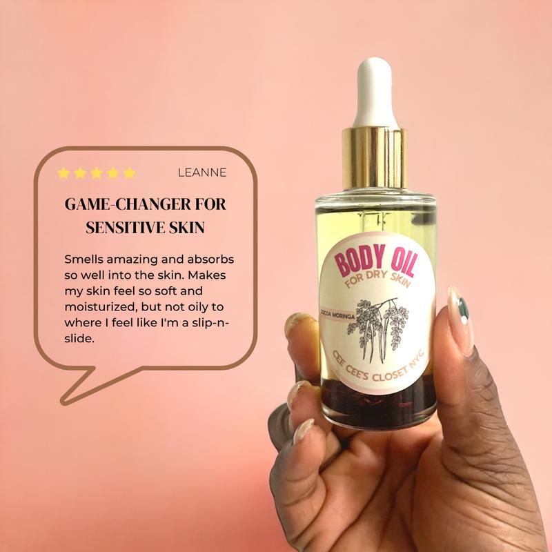 Unscented Dry Body Oil for Moisturized Skin Without Feeing Greasy