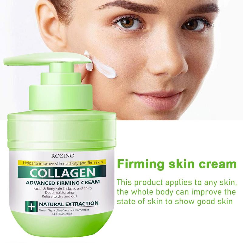 Collagen Firming Cream, Deep Hydrating Moisturizer for Face & Body, Moisturizing Skincare Product for Daily Use, Face Care Products