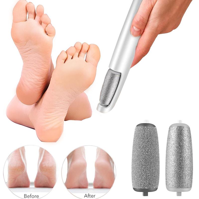 LINKEVAP Electric Feet Callus Remover,Portable Electronic Foot File Pedicure Tools,Waterproof Foot Scrubber File,Pedi Foot Care for Dead,Hard Cracked Dry Skin Manicure Nail Nail Care Cutics Nail Art