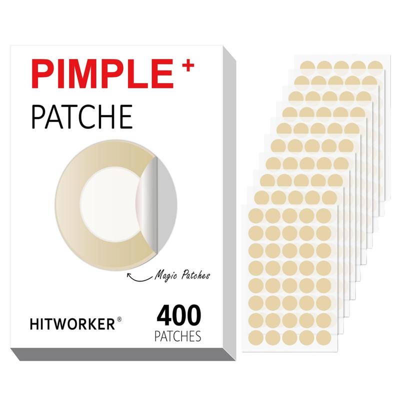 Hydrocolloid Acne Patches, 400pcs box Round Shaped Zit Covers, Invisible Spot Stickers, Skin Care Products for Women & Men