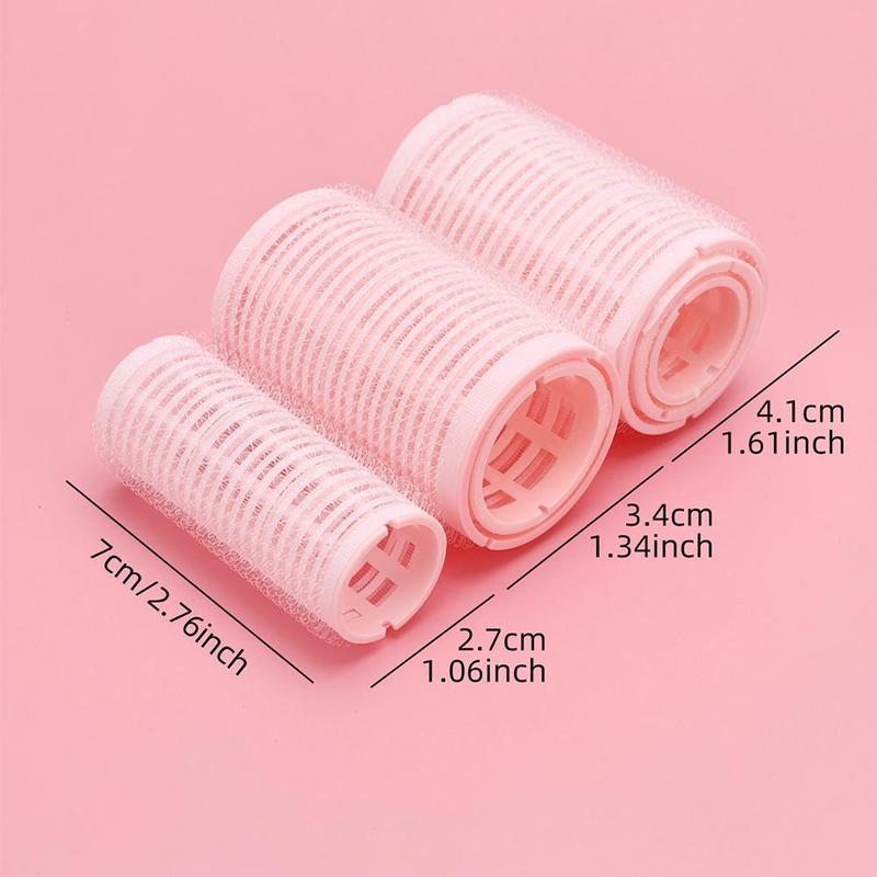 6pcs Heatless Hair Curler, Self Grip Hair Styling Curlers for Women, No Heat Curl Hair Rollers for Home & Salon, Hair Curling Roller Clips